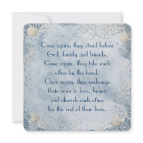 Nautical Wedding Vow Renewal Invites