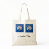 Nautilus Blue Tote Bag