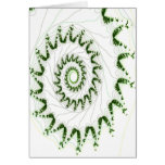 Nautilus Fractal Art Greeting Card