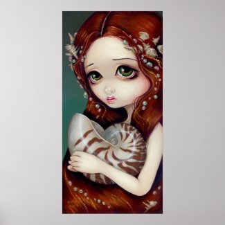 Nautilus Princess Art Print print