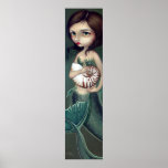 Nautilus Shell Mermaid Art Print