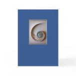 Nautilus Shell Section Greeting Card