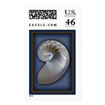 Nautilus Shell Vertical 1 postage