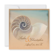 Nautilus, Wedding Invitations invitation