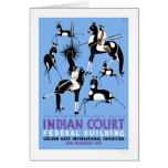 Navajo Antelope Hunt 1939 WPA Greeting Card