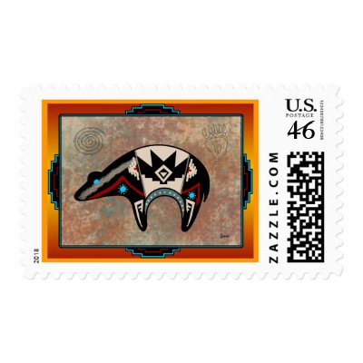 Navajo Bear Postage