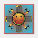 Navajo Sun Face Fridge Magnets