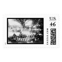 Navajo Woman Weaving a Blanket 1892 Postage