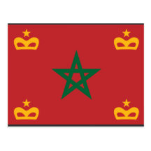 Naval Ensign Morocco, Morocco Post Card