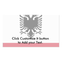 Naval Ensign Of Albania, Albania Business Card Templates