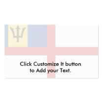 Naval Ensign Of Barbados, Barbados flag Business Cards