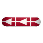 Naval Ensign Of Denmark, Democratic Republic of th Skate Board Deck