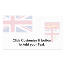 Naval Ensign Of Fiji, Fiji flag Business Card
