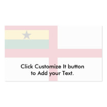Naval Ensign Of Ghana, Ghana flag Business Card Templates
