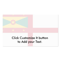 Naval Ensign Of Grenada, Greenland flag Business Card Template