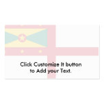 Naval Ensign Of Grenada, Greenland flag Business Card Template