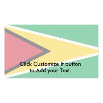 Naval Ensign Of Guyana, Guinea-Bissau Business Card