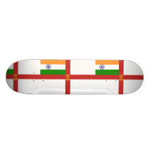 Naval Ensign Of India, India flag Skateboard Deck