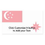 Naval Ensign Of Singapore, Sierra Leone Business Card Template