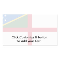 Naval Ensign Of The Solomon Islands, Solomon Islan Business Card