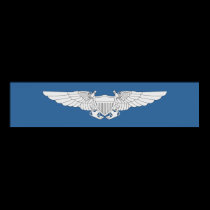 Naval Flight Officer Wings - Silver posters