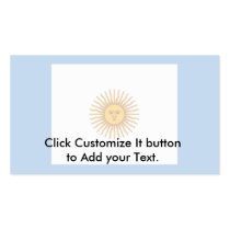 Naval Jack Of Argentina, Argentina flag Business Card