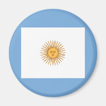 Naval Jack Of Argentina, Argentina flag Refrigerator Magnets