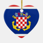 Naval Jack Of Croatia, Croatia Christmas Ornaments