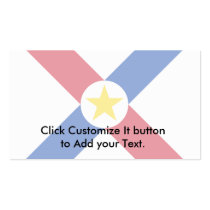 Naval Jack Of Paraguay, Papua New Guinea flag Business Card Template