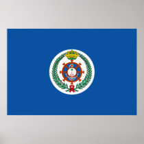 Naval Jack Of Saudi Arabia, Saudi Arabia Print