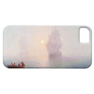 Naval Ship Ivan Aivazovsky seascape waterscape sea iPhone 5 Cover