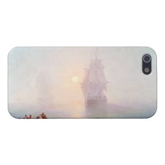 Naval Ship Ivan Aivazovsky seascape waterscape sea iPhone 5 Cases
