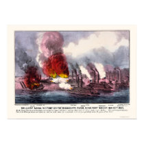 Naval Victory by Currier and Ives 1862 posters