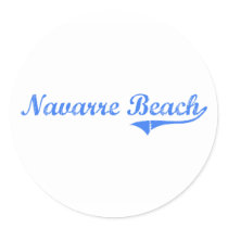 Navarre Beach Florida Classic Design Sticker