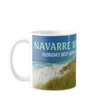 NAVARRE BEACH FLORIDA WHITE MUG