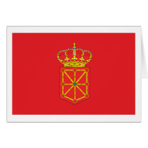 Navarre Flag Greeting Card