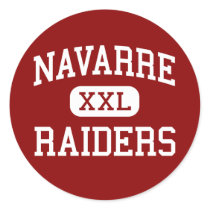 Navarre - Raiders - High School - Navarre Florida Round Stickers