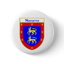 Navarro Coat of Arms/Family Crest buttons