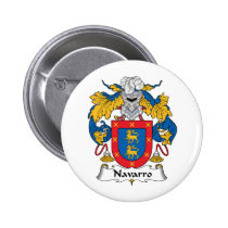 Navarro Family Crest Button