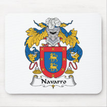 Navarro Family Crest mousepads