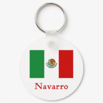 Navarro Mexican Flag keychains