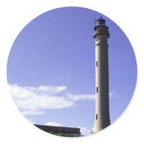 Navassa Island Lighthouse Round Sticker