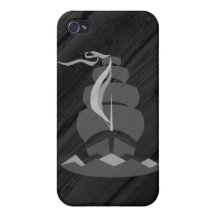Nave de los estudios de Silvrlak iPhone 4 Protectores