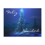 Navidad Azul Post Card
