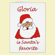 Navidad de Gloria tarjetas