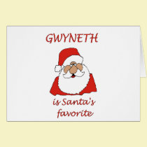 Navidad de GWYNETH tarjetas
