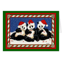 NAVIDAD DE LA PANDA TARJETÓN