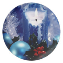 Navidad de la placa plates