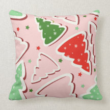 Navidad del cortador de la galleta cojines