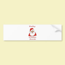 navidad del hailey calcomanías para parachoques